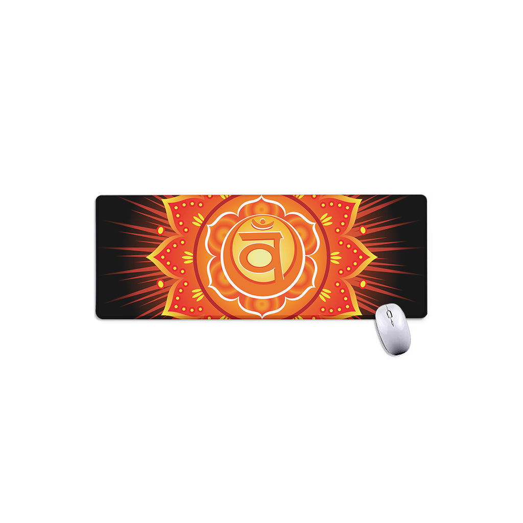 Swadhisthana Chakra Mandala Print Extended Mouse Pad