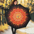 Swadhisthana Chakra Mandala Print Foldable Umbrella