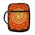 Swadhisthana Chakra Mandala Print Front Pocket Bible Bag