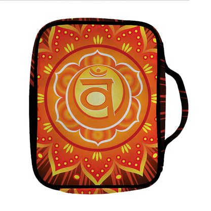 Swadhisthana Chakra Mandala Print Front Pocket Bible Bag