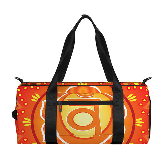 Swadhisthana Chakra Mandala Print Gym Bag