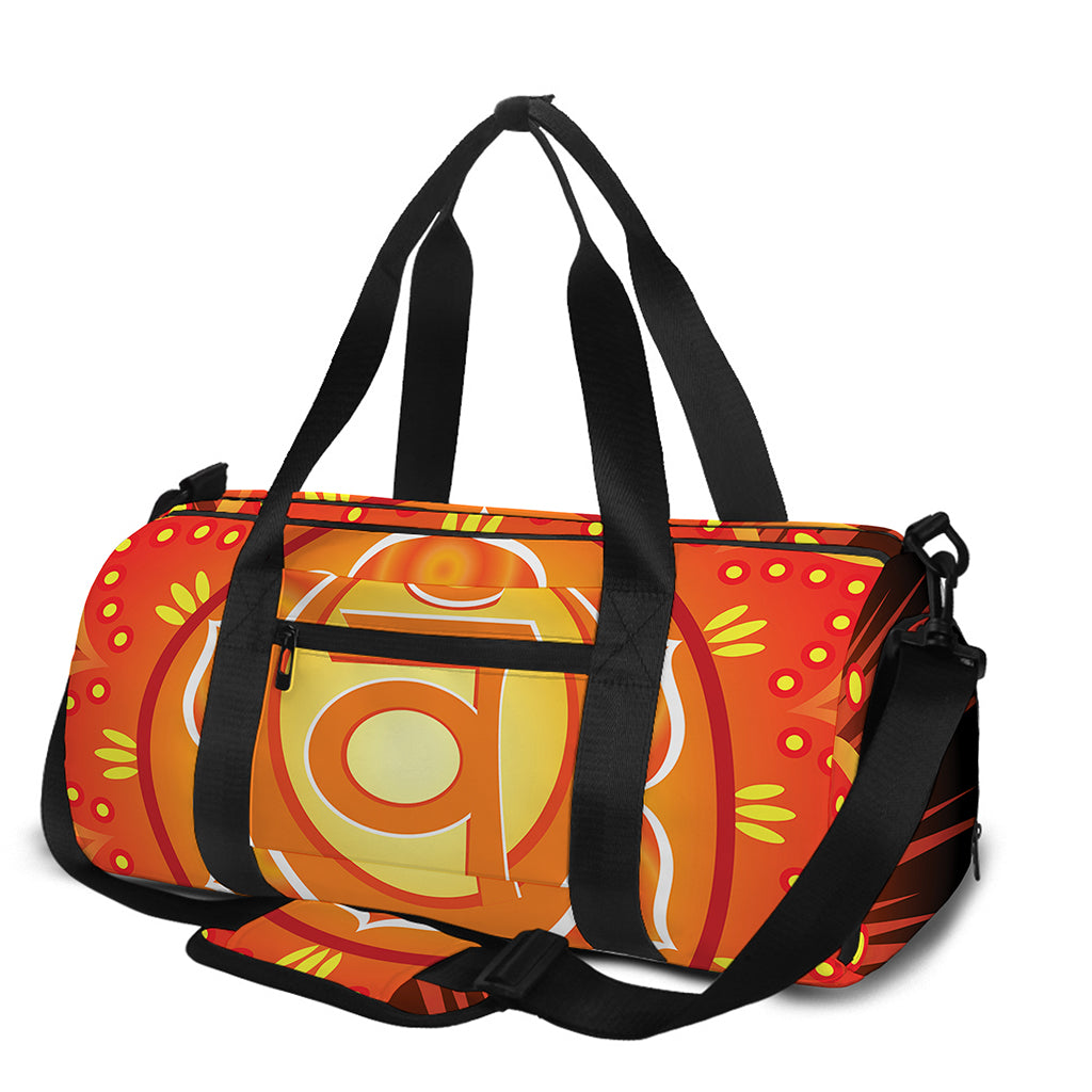 Swadhisthana Chakra Mandala Print Gym Bag