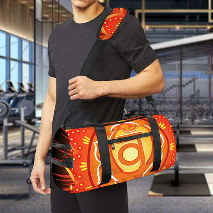 Swadhisthana Chakra Mandala Print Gym Bag