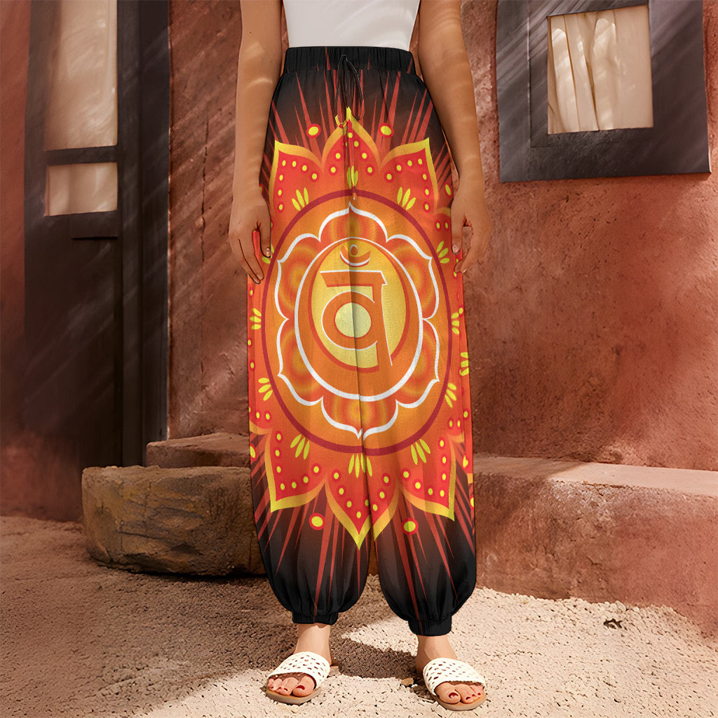 Swadhisthana Chakra Mandala Print Harem Pants