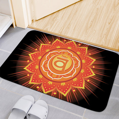 Swadhisthana Chakra Mandala Print Indoor Door Mat