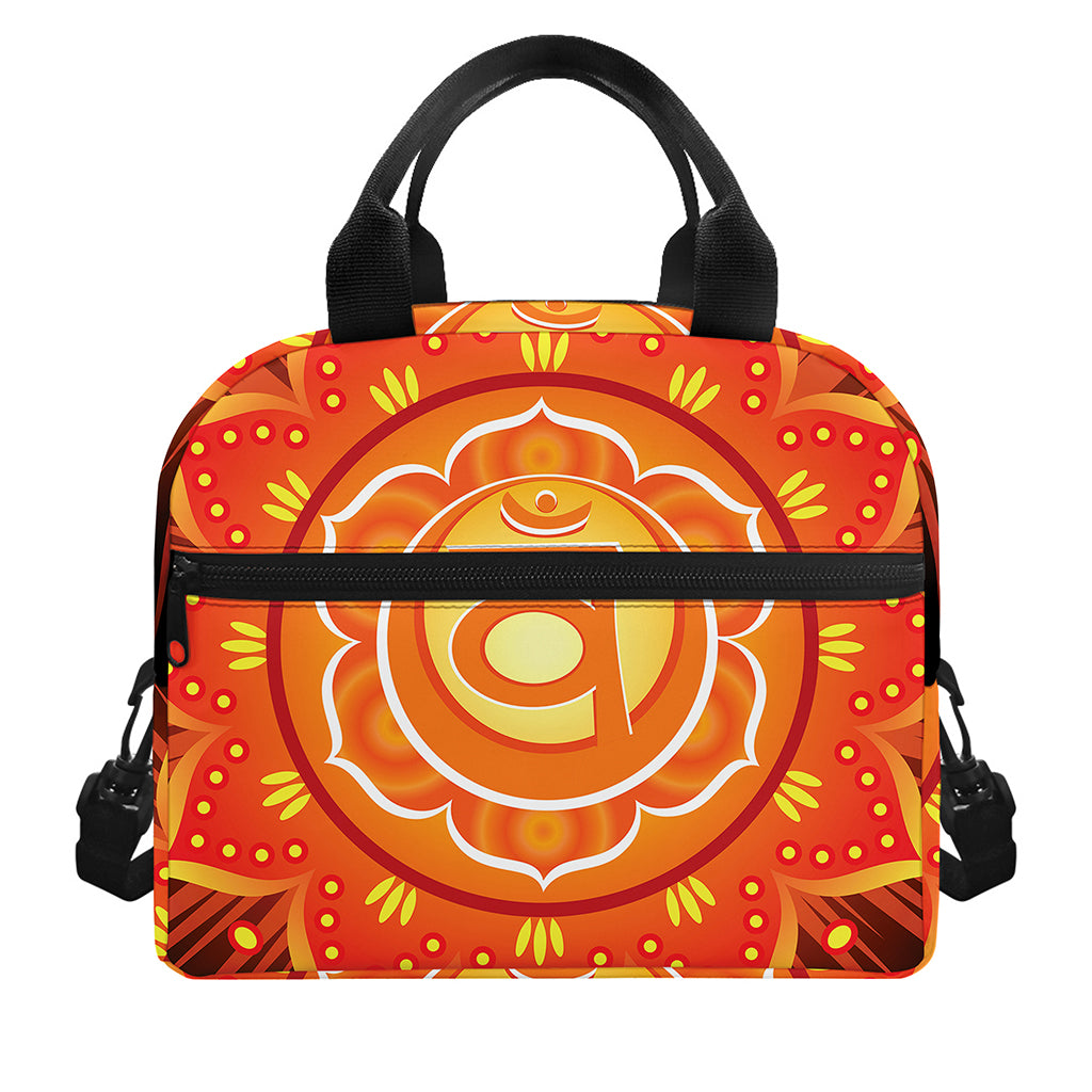 Swadhisthana Chakra Mandala Print Insulated Lunch Bag