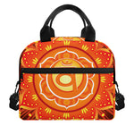 Swadhisthana Chakra Mandala Print Insulated Lunch Bag