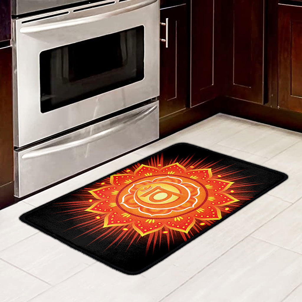 Swadhisthana Chakra Mandala Print Kitchen Mat