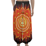 Swadhisthana Chakra Mandala Print Lantern Pants