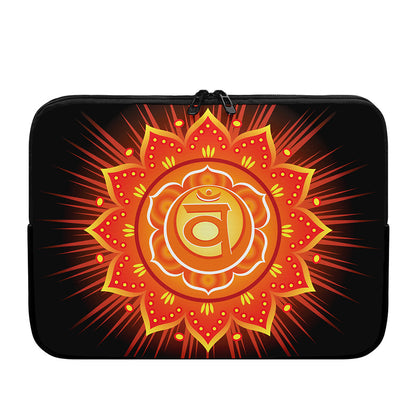 Swadhisthana Chakra Mandala Print Laptop Sleeve