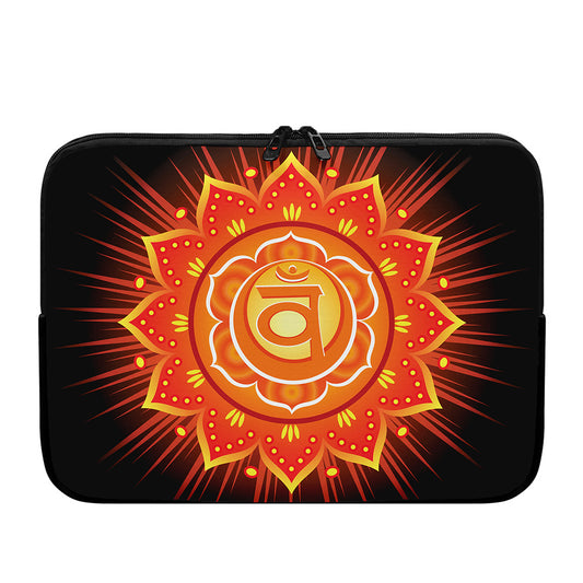 Swadhisthana Chakra Mandala Print Laptop Sleeve