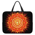 Swadhisthana Chakra Mandala Print Laptop Sleeve With Handle