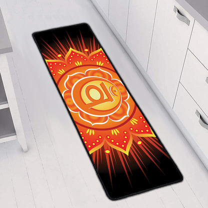 Swadhisthana Chakra Mandala Print Long Kitchen Mat