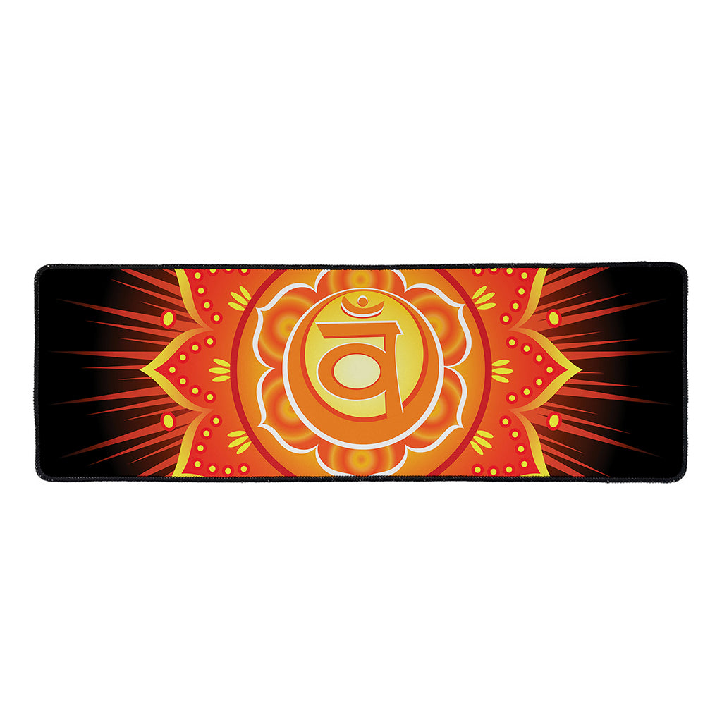 Swadhisthana Chakra Mandala Print Long Kitchen Mat