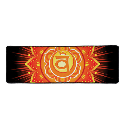 Swadhisthana Chakra Mandala Print Long Kitchen Mat