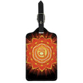 Swadhisthana Chakra Mandala Print Luggage Tag