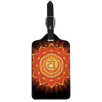 Swadhisthana Chakra Mandala Print Luggage Tag