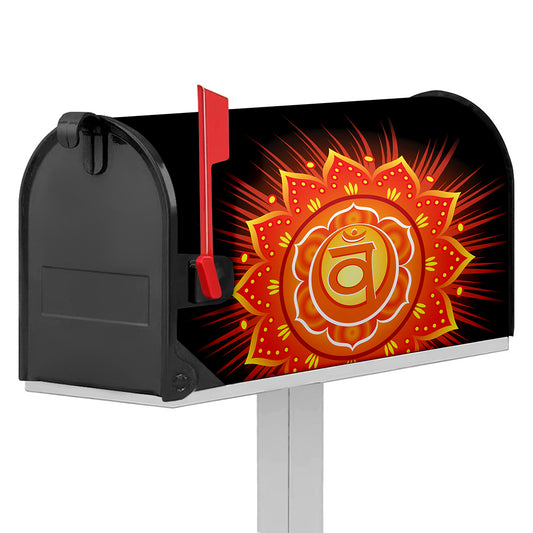 Swadhisthana Chakra Mandala Print Mailbox Cover