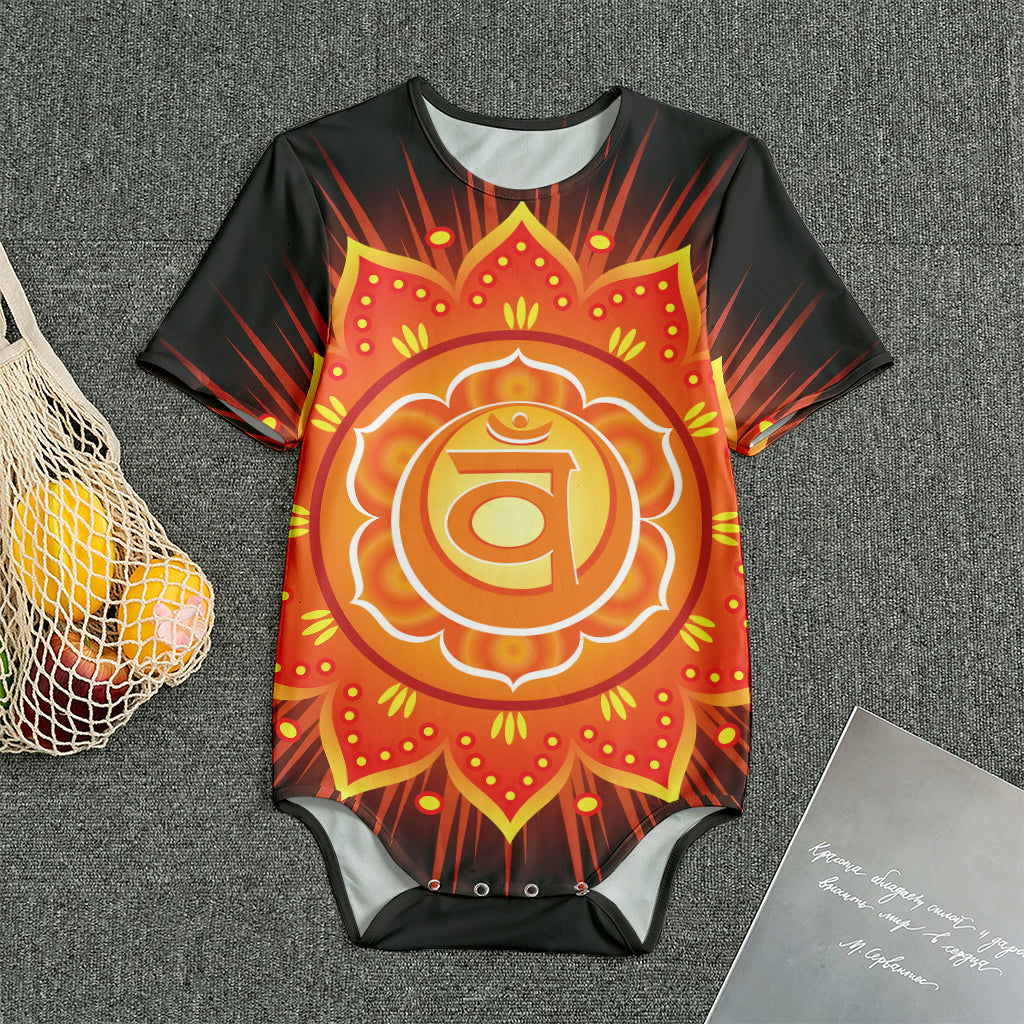 Swadhisthana Chakra Mandala Print Men's Bodysuit