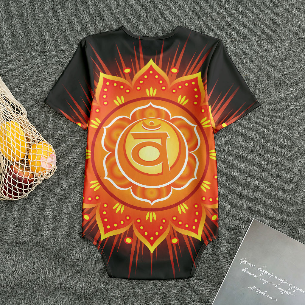 Swadhisthana Chakra Mandala Print Men's Bodysuit