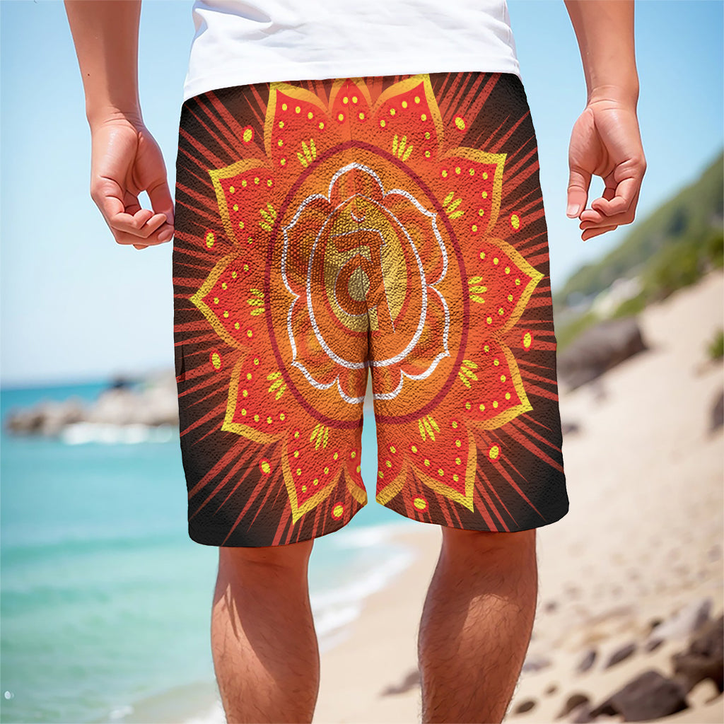 Swadhisthana Chakra Mandala Print Men's Cargo Shorts