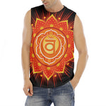 Swadhisthana Chakra Mandala Print Men's Fitness Tank Top