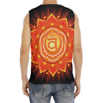 Swadhisthana Chakra Mandala Print Men's Fitness Tank Top