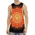 Swadhisthana Chakra Mandala Print Men's Muscle Tank Top
