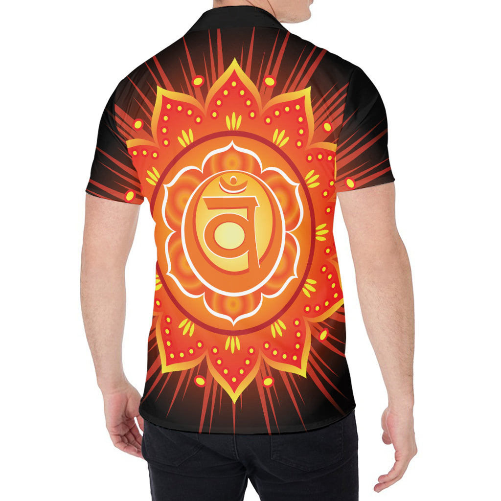 Swadhisthana Chakra Mandala Print Men's Shirt