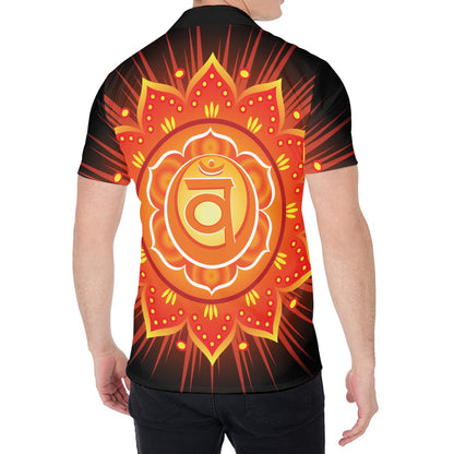 Swadhisthana Chakra Mandala Print Men's Shirt