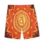 Swadhisthana Chakra Mandala Print Men's Sports Shorts
