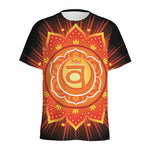 Swadhisthana Chakra Mandala Print Men's Sports T-Shirt