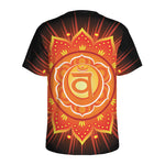 Swadhisthana Chakra Mandala Print Men's Sports T-Shirt