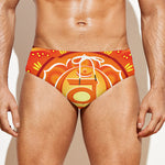 Swadhisthana Chakra Mandala Print Men's Swim Briefs