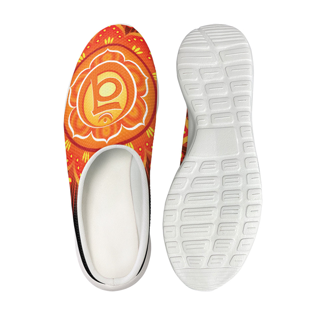 Swadhisthana Chakra Mandala Print Mesh Casual Shoes