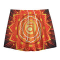 Swadhisthana Chakra Mandala Print Mesh Shorts