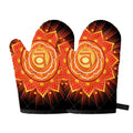 Swadhisthana Chakra Mandala Print Oven Mitts