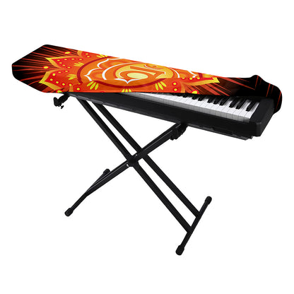 Swadhisthana Chakra Mandala Print Piano Keyboard Cover