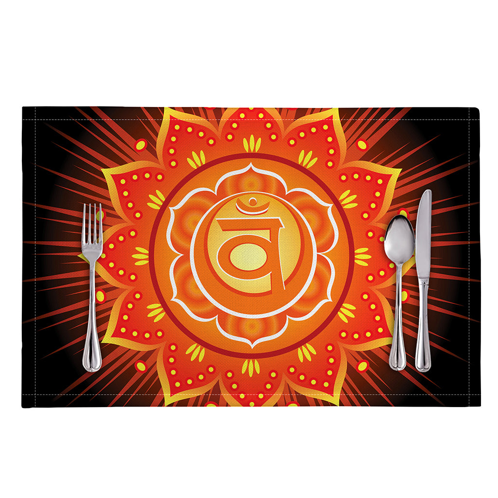 Swadhisthana Chakra Mandala Print Placemat