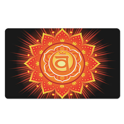 Swadhisthana Chakra Mandala Print Polyester Doormat