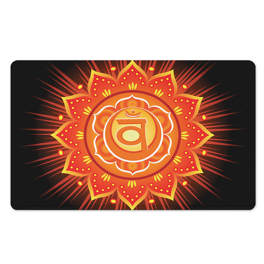 Swadhisthana Chakra Mandala Print Polyester Doormat