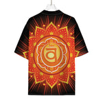 Swadhisthana Chakra Mandala Print Rayon Hawaiian Shirt