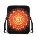 Swadhisthana Chakra Mandala Print Rectangular Crossbody Bag
