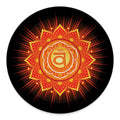 Swadhisthana Chakra Mandala Print Round Floor Mat