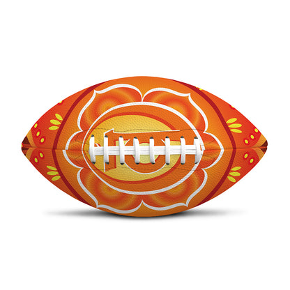 Swadhisthana Chakra Mandala Print Rugby Ball