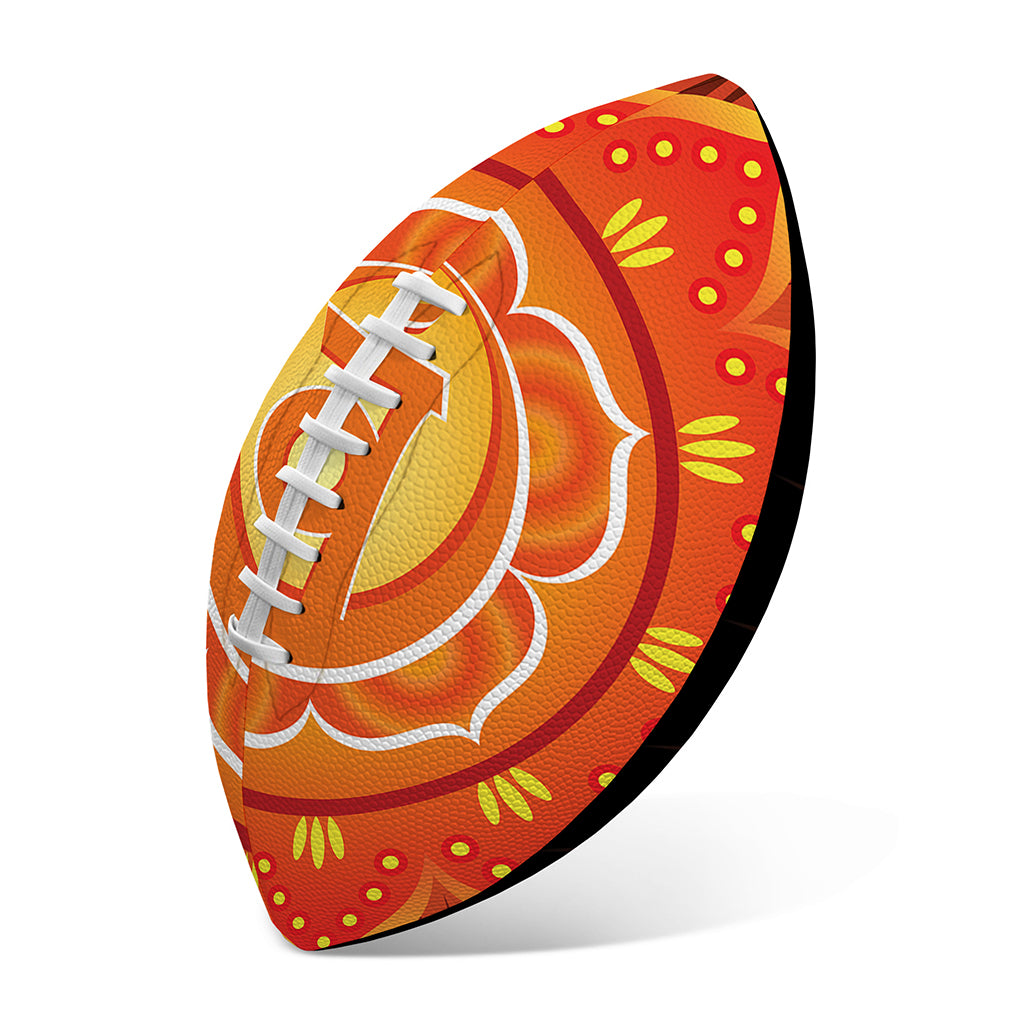 Swadhisthana Chakra Mandala Print Rugby Ball