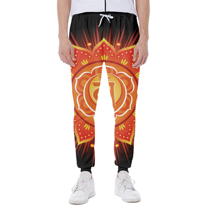 Swadhisthana Chakra Mandala Print Scuba Joggers