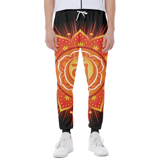 Swadhisthana Chakra Mandala Print Scuba Joggers