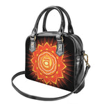 Swadhisthana Chakra Mandala Print Shoulder Handbag