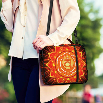 Swadhisthana Chakra Mandala Print Shoulder Strap Bible Bag